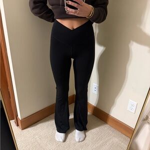 Offline Black Flared Leggings